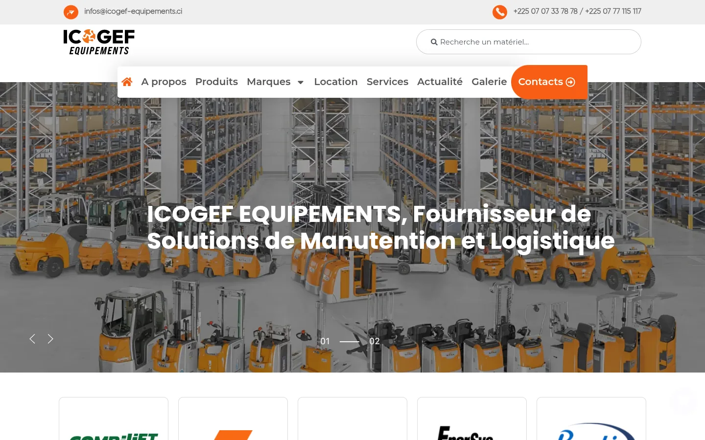 ICOGEF Équipements